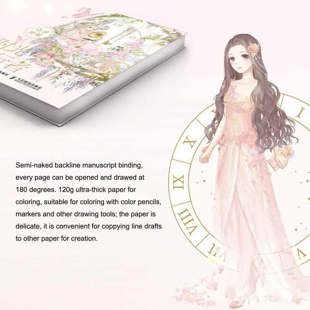 fast us shipping Time Traveler Love Nikki-Dress up Queen Official Coloring Book